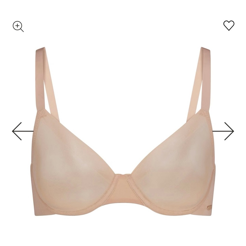 Skims No Show Unlined Demi Bra